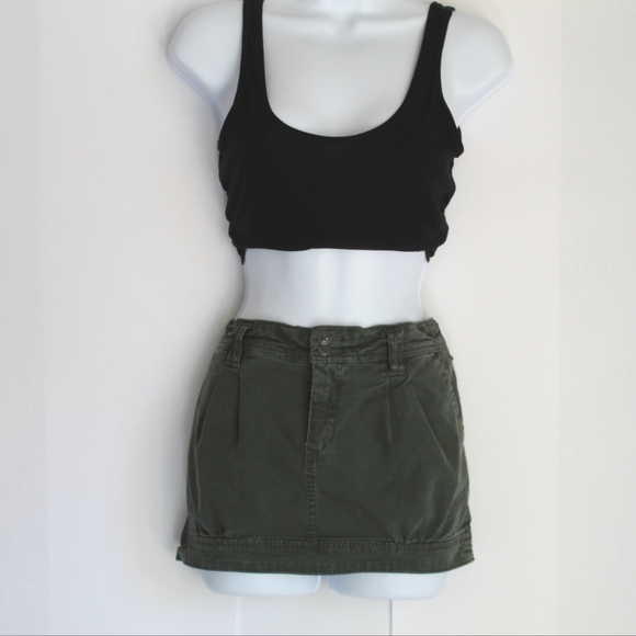 Abercrombie & Fitch Skirts Abercrombie Fitch Y2k Vintage Olive Mini